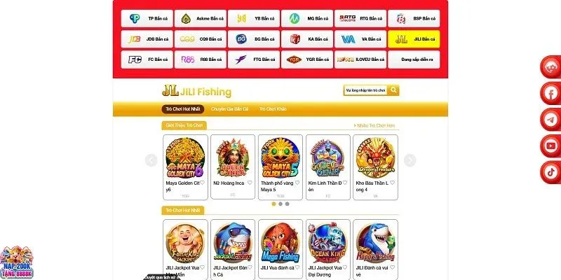 Các đối tác cung cấp game bắn cá J88 nổi tiếng