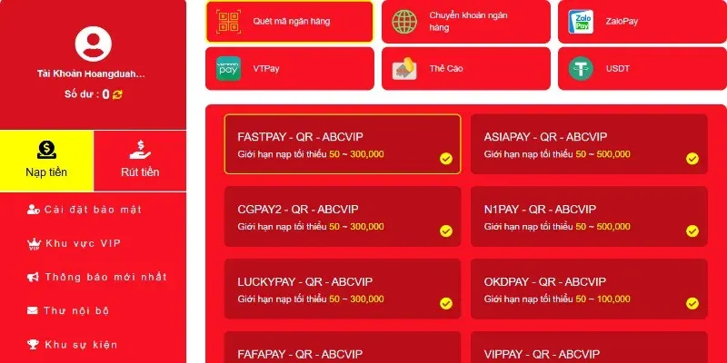 Hình thức giao dịch qua ngân hàng nhanh chóng và thuận tiện